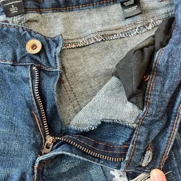 Womens Cato Premium Distressed Denim Jeans - 8 - Picture 7 of 8